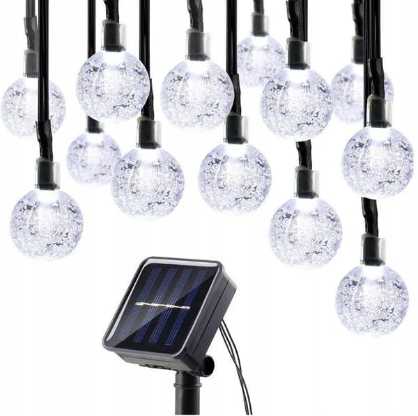 GARLAND SOLAR TRÄDGÅRDSLAMPOR 40 LED 5M VARM