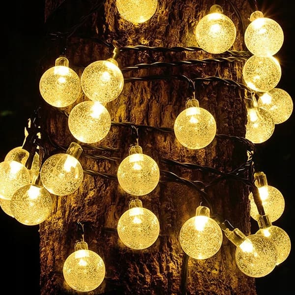 GARLAND SOLAR TRÄDGÅRDSLAMPOR 40 LED 5M VARM