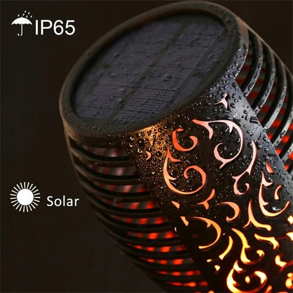 Lommelygte LED SOLARLAMPE HaveFLAMME 78 CM