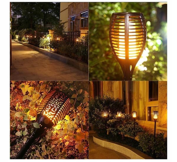 Lommelygte LED SOLARLAMPE HaveFLAMME 78 CM