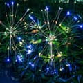 Pikkukuva 6 / 7: 2x aurinkoinen puutarhavalaisin DANDELION 120 LED XXL
