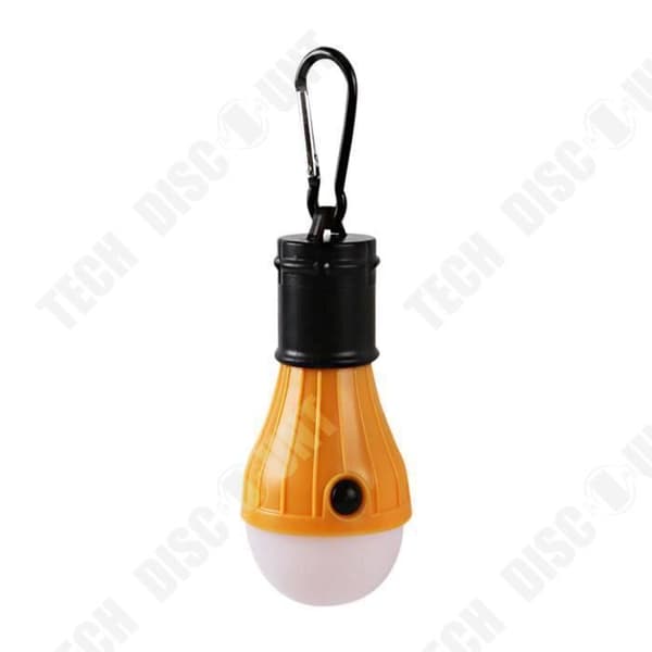 TD® lampskåpsbelysning - LED-lampa hängande ljus - Campingtält Bärbar fiskelampa Lykta Gul