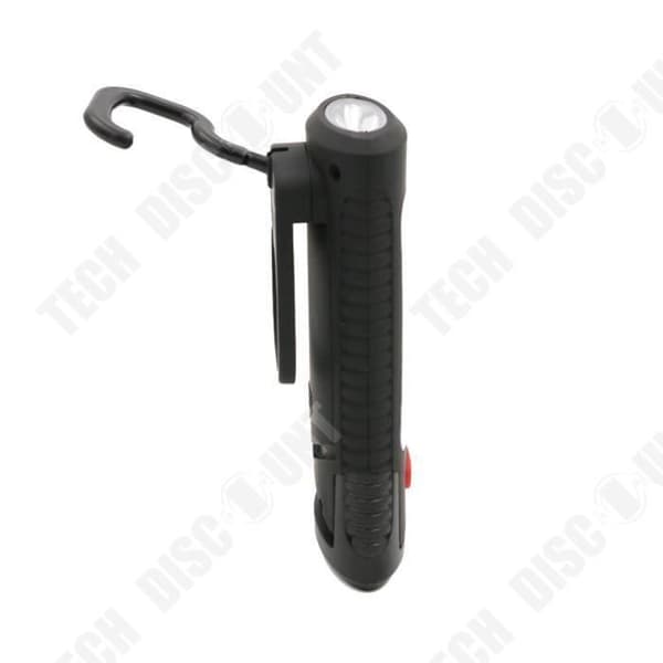 TD® Portable 3 LED Lantern Light - Multifunktionell arbetsfackla Camping Ficklampa Cykel Lantern Svart