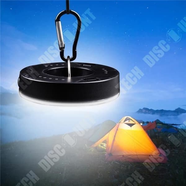 TD® Outdoor COB LED-lampa - Campinglampa Tält Lykta Projektor Vattentät Roterande Beacon Extra Ljus