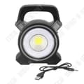 Miniatyrbild 2 av 4: TD® USB Solar COB LED campinglykta - bärbar projektorlampa - extra ljus lykta grå