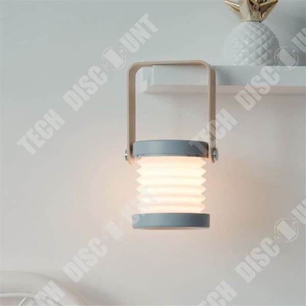 TD® Nattljus Lyktalampa - Liten nattlampa Bärbar vit multifunktionsbordslampa