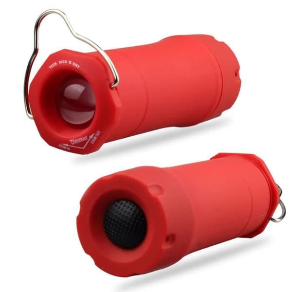 TD® Campingtältlampa 3W - LED-lyktalampa Vandring utomhusfacklalampa - Extra ljusröd