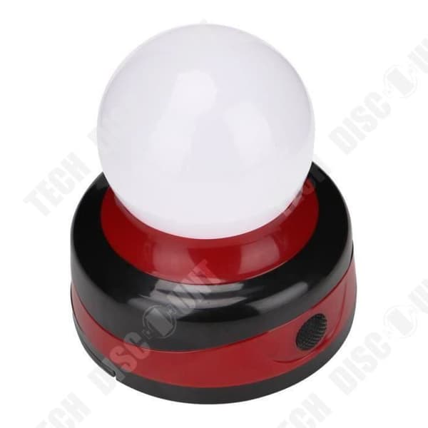 TD® LED lantern camp campingtält slå PÅ/AV strömförsörjning 3x batterier Färg röd svart vit LED-ljusbelysning
