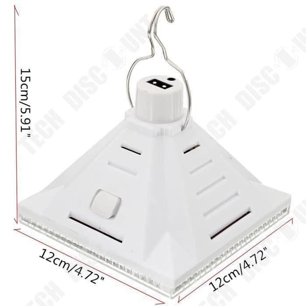 TD® 25 LED Solar Control Lamp Distance Dimable Camping Indoor Solar Lampa för utomhusbruk