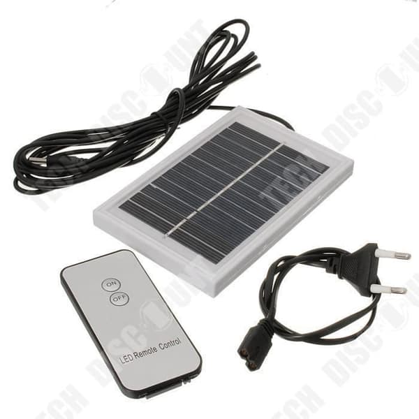 TD® 25 LED Solar Control Lamp Distance Dimable Camping Indoor Solar Lampa för utomhusbruk