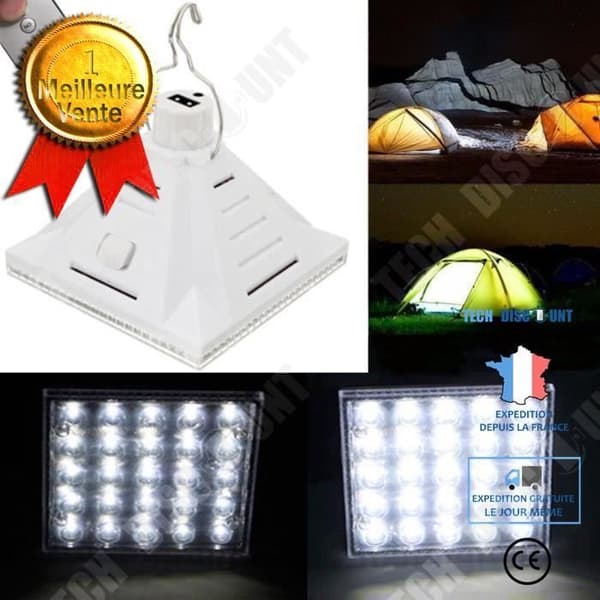 TD® 25 LED Solar Control Lamp Distance Dimable Camping Indoor Solar Lampa för utomhusbruk