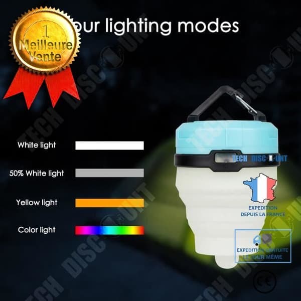 TD® Ny bärbar campinglykta LED-vandringsnattlampa Ficklampa nattlampa för utomhuscampingbelysning