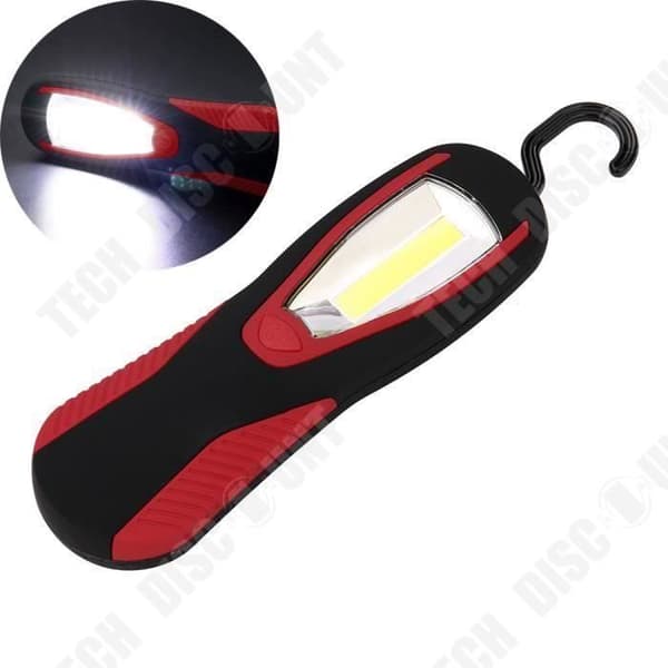 TD® 3W Campingljus Arbetsljus Röd - Lampa med krok för utomhusaktiviteter camping, utflykt etc...
