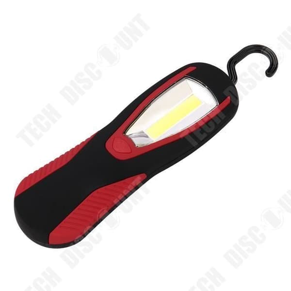 TD® 3W Campingljus Arbetsljus Röd - Lampa med krok för utomhusaktiviteter camping, utflykt etc...