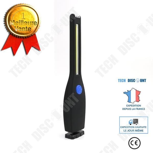 TD® Portable Light + 2 LED arbetslampa Lykta Camping Cykellampa för resor, vandringsläger