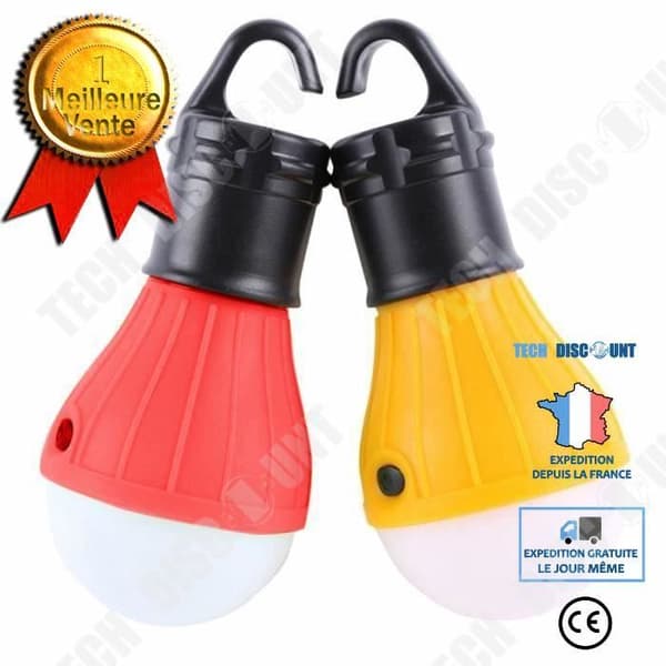 TD® Set med 2 delar Möbelbelysning - LED-lampa hängande ljus - Camping Portabelt tält Fiske Lykta Lampa