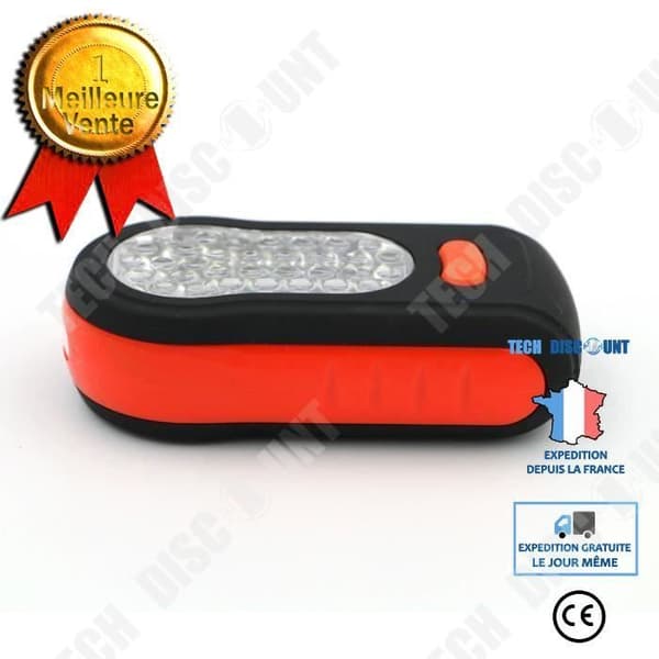 TD® multifunktionell ficklampa-bärbar 33 LED-facklalampa campinglykta