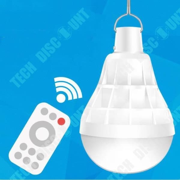TD® LED-lampa med fjärrkontroll Fjärrkontroll/ solenergibesparing/camping- eller inomhus-/utomhuslampa