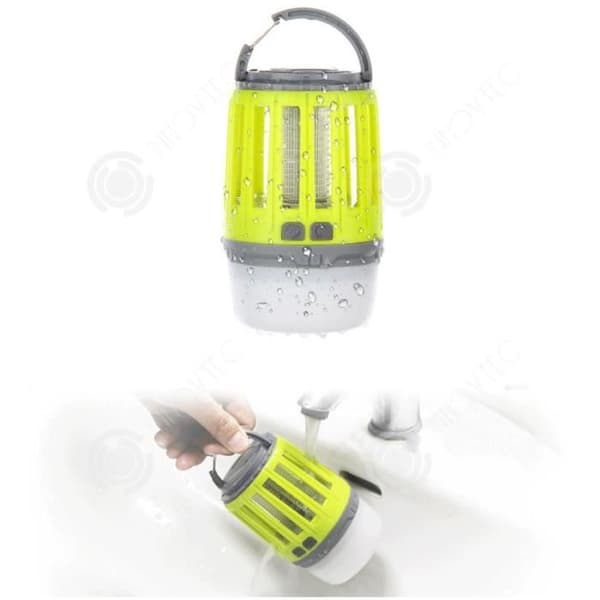 INN® Multifunktionell utomhus campinglampa myggdödare camping myggdödare USB-belysning bärbar tältlampa