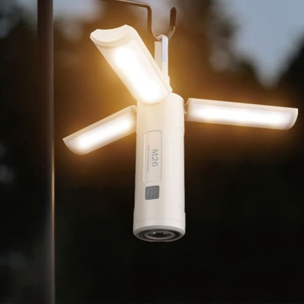 Multifunktionell campinglampa - TD® - Krokdesign - 2000mAh - 750lm - IPX5