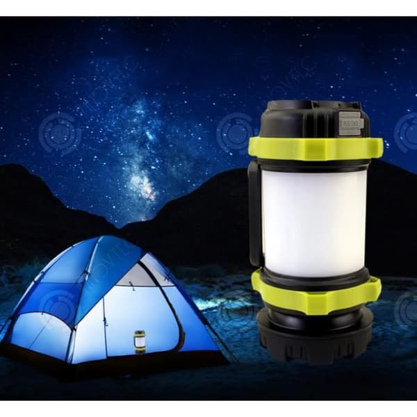 INN® LED-tältlampa USB uppladdningsbar campinglampa Multifunktionslykta campinglampa