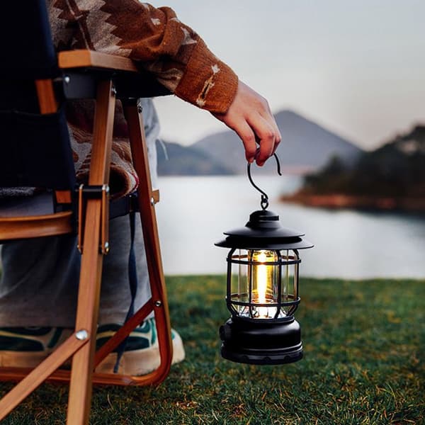 CONFOZEN® Camping Light USB Uppladdningsbar modell Oändligt dimbar tältlampa