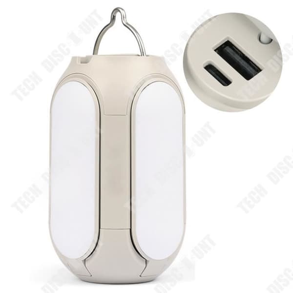 TD® campinglampa, superlång batteritid, USB-laddningsstil Multifunktionell campinglampa