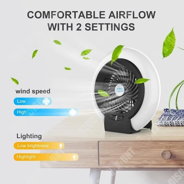 TD® Outdoor multifunktionell campingfläkt bärbar tältfläktlampa usb-laddning camping led-belysning