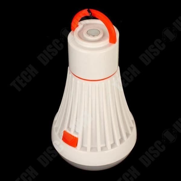 TD® Camping Lantern 6 LED Orange Lighting Camp Vandring Camping tältljus 3 x AAA-batterier 4 ljuslägen