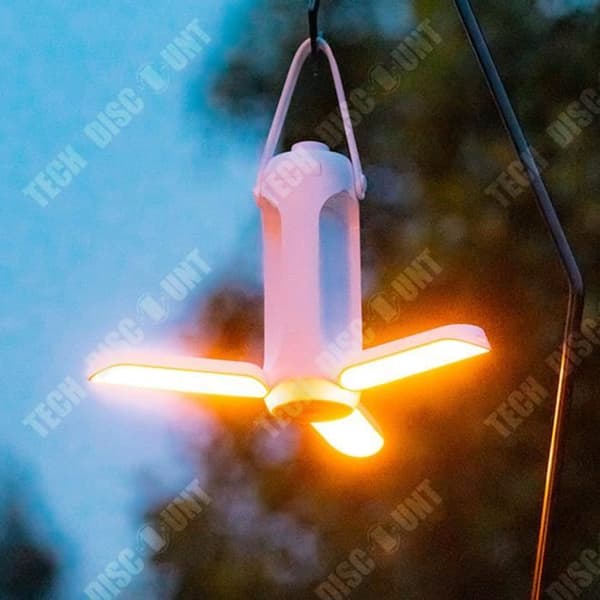 TD® Multifunktionell utomhuscampinglampa nödladdningscampinglampa USB-utgång bärbar bärbar LED-lampa