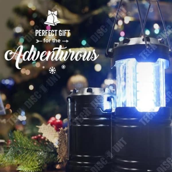 TD® Mini 3 små bärbara infällbara tältljus Utomhuscampingljus LED nödljus inomhus