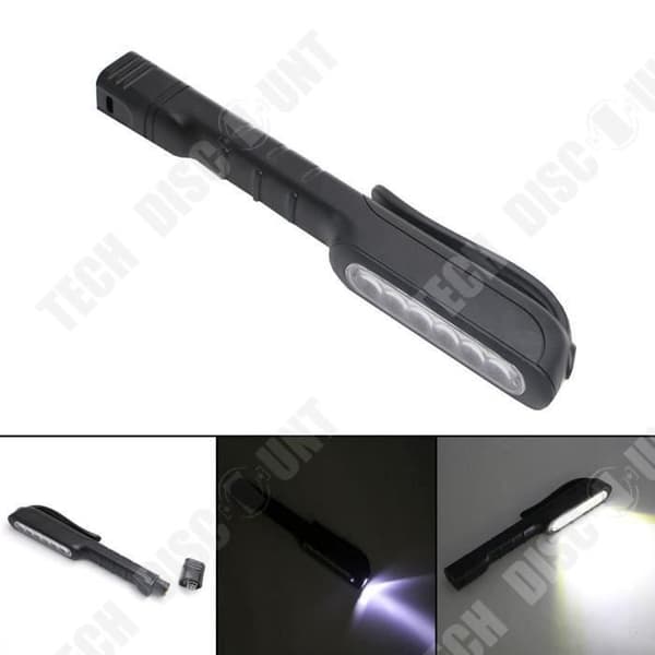 TD® Lantern utomhuscamping camping vandringstält strömförsörjning AAA-batterier x3 LED-ljus 6 ljuslägen svart färg