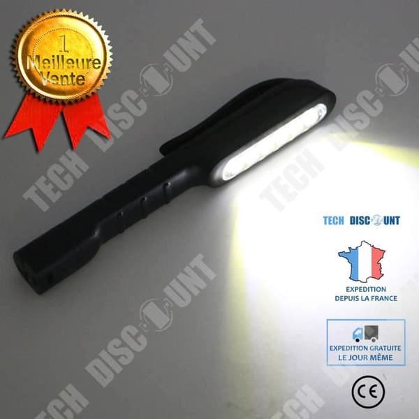 TD® Lantern utomhuscamping camping vandringstält strömförsörjning AAA-batterier x3 LED-ljus 6 ljuslägen svart färg
