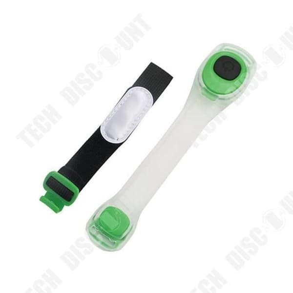 TD® Outdoor Light Outdoor Sports LED sport legging arm lampor grön LED Cal-86