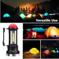Miniatyrbild 4 av 4: TD® Portable Solar Uppladdningsbar Camping Light COB Black Camping Light Lampa För utomhusbelysning Camping Camp