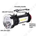 Miniatyrbild 2 av 4: TD® Portable Solar Uppladdningsbar Camping Light COB Black Camping Light Lampa För utomhusbelysning Camping Camp