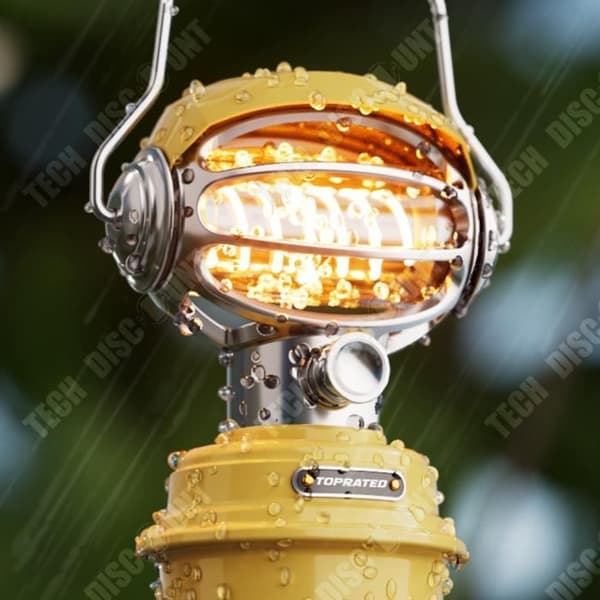 TD® Uppladdningsbar Campinglampa Campinglampa Vattentät Utomhuscampinglampa Tältlampa Uppladdningsbar Dimbar LED-lampa