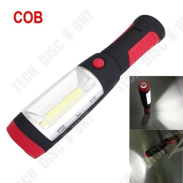 TD® Magnetisk campinglampa Batteri Stort COB projektor Magnetisk fäste med krok