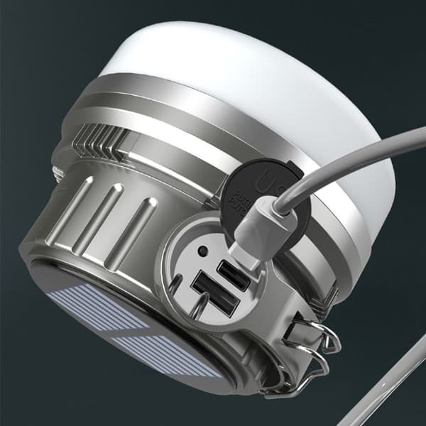 Campinglampa - TD® - Flervalsgrad - Vattentålig - Litiumbatteri - Laddning TYPE-C