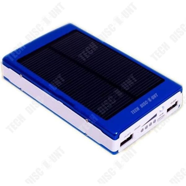 Solenergilager - TD® - 20000 mAh - Vattentålig - LED - Portabel