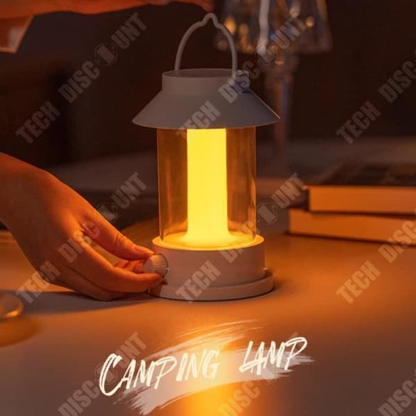 TD® Utomhus camping nattlampa häst lykta atmosfär ljus super lång batteritid kan vara bärbar