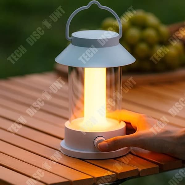 TD® Utomhus camping nattlampa häst lykta atmosfär ljus super lång batteritid kan vara bärbar