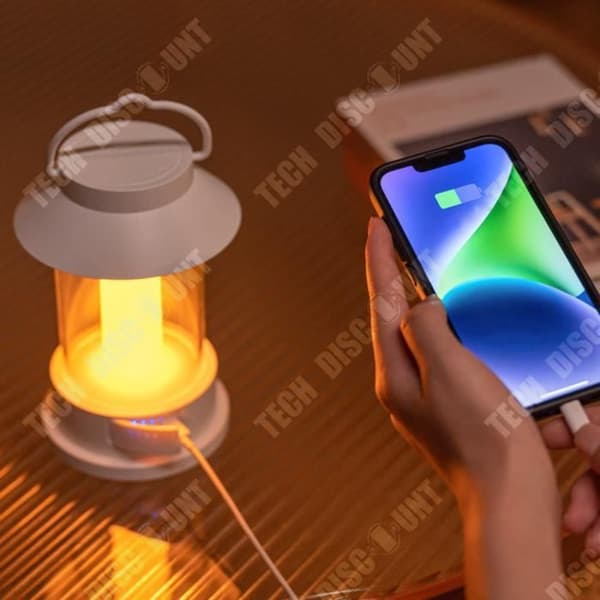 TD® Utomhus camping nattlampa häst lykta atmosfär ljus super lång batteritid kan vara bärbar