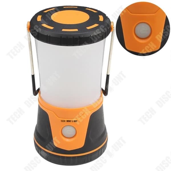 TD® Bärbar LED-tältlampa LED-torrbatteri Campinglampa Utomhus Bärbar Design Campinglampa 1800 Lumen