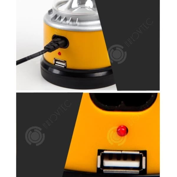 INN® Outdoor Camping Tent Camping Light Solar Uppladdningsbar bärbar belysning Camping Light