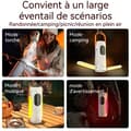 Miniatyrbild 4 av 4: INN Lanterne camping 2i1 4 nivåer av justerbart färgljus med bluetooth-högtalare skärmen kan fällas ut