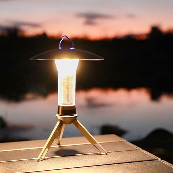 Multifunktionell Campinglampa – uppladdningsbar