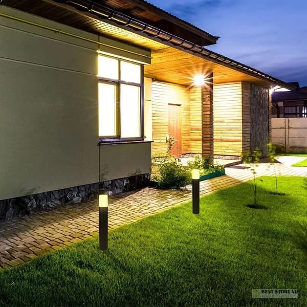 V-TAC GU10 Havepæl Rund Aluminium Sort 80x80x500mm IP54 VT-7617 3 års garanti