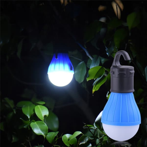 LED TURIST CAMPING LAMPE TIL TELT BIVOUAK MED KROG BATTERISÆT