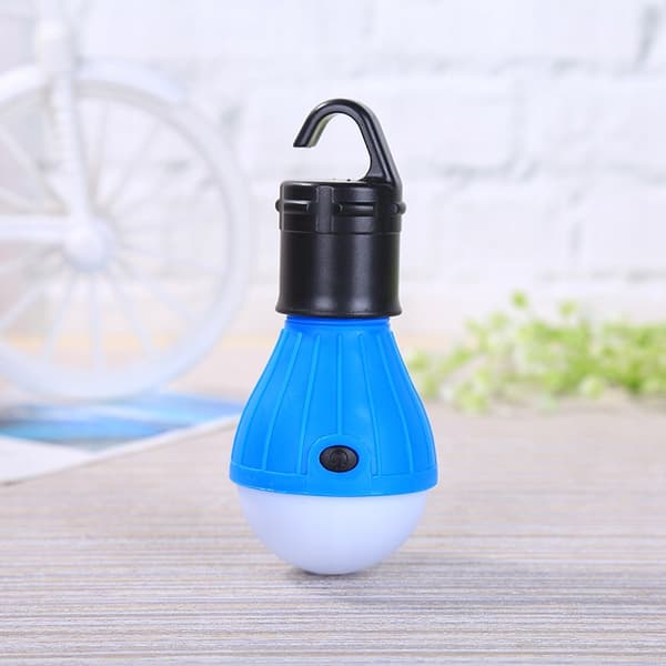 LED TURIST CAMPING LAMPE TIL TELT BIVOUAK MED KROG BATTERISÆT